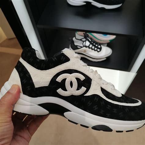 chanel trainers mens|chanel trainers black and white.